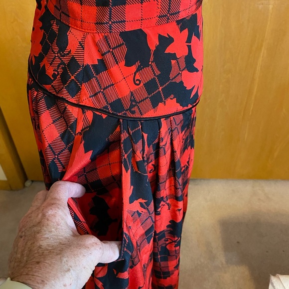 Vintage Miss Rodeo America Red and Black Blouse and Skirt size 7/8 - Picture 13 of 15